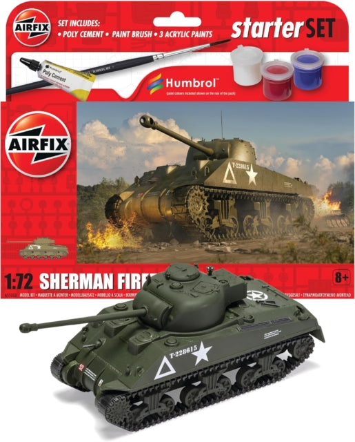 Airfix STARTER SET  SHERMAN FIREFLY Model Toy
