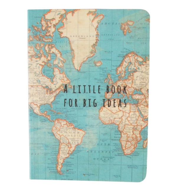 Sass  Belle Vintage Map Big Ideas Pocket Notebook