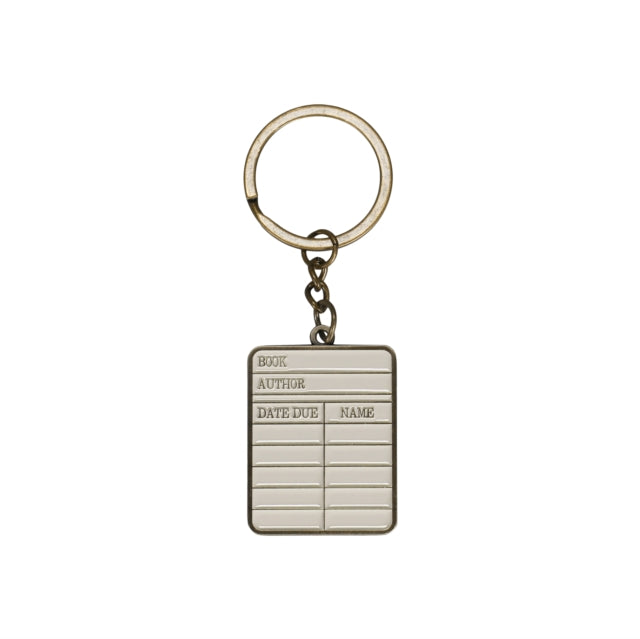 Keyring Metal  Pulteney Press Library card