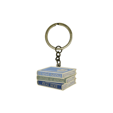 Keyring Metal  Pulteney Press Rather Be Reading