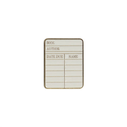 Pin Badge  Pulteney Press Library card