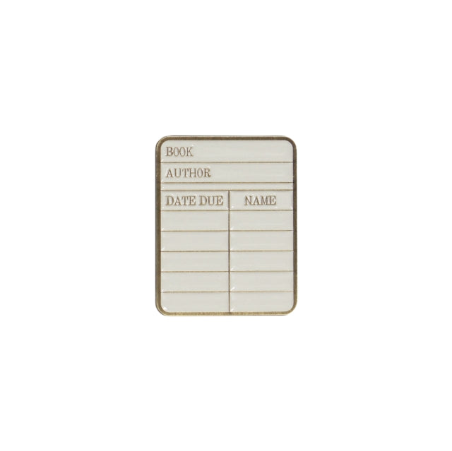 Pin Badge  Pulteney Press Library card