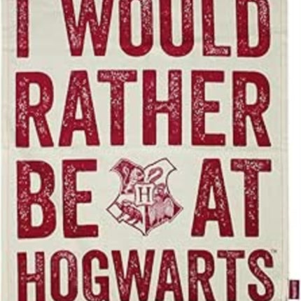 Tea Towel Recycled Cotton  Harry Potter Rather Be