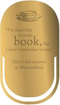 Bookmark Metal  Pulteney Press Alice