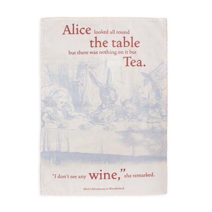 Tea Towel Recycled Cotton  Pulteney Press Alice