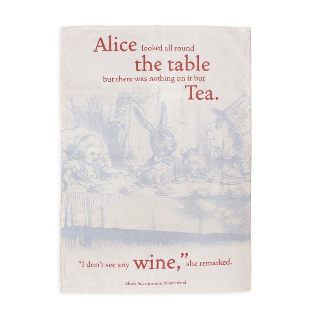 Tea Towel Recycled Cotton  Pulteney Press Alice