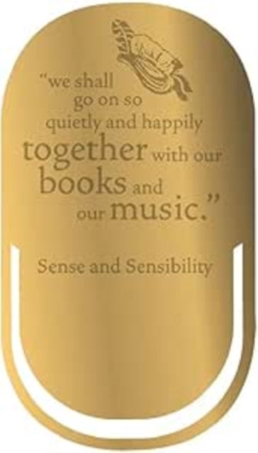 Bookmark Metal  Pulteney Press Jane Austen