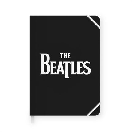 A5 Notebook Softcover  The Beatles Logo Black