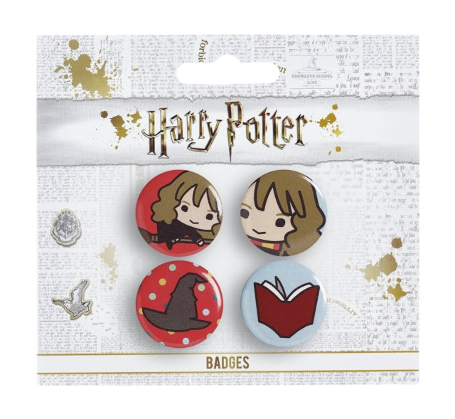 CHIBI SET 1 HARRY HEDWIG BADGE PACK