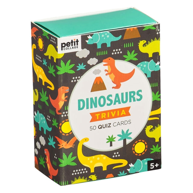 Petit Collage Dinosaurs Trivia Quiz Cards  Fun