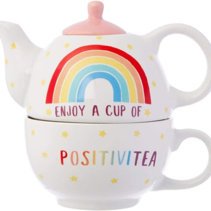 Sass  Belle Rainbow Positivitea Tea For One
