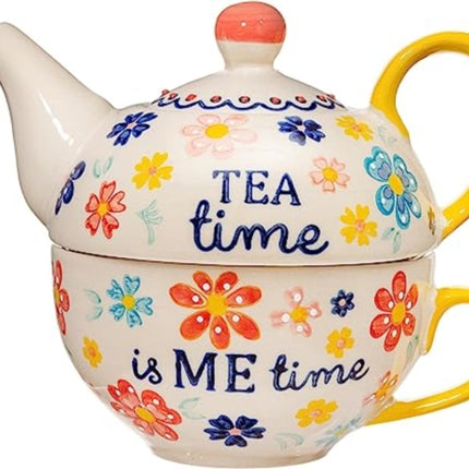 Sass  Belle Folk Floral Tea for One