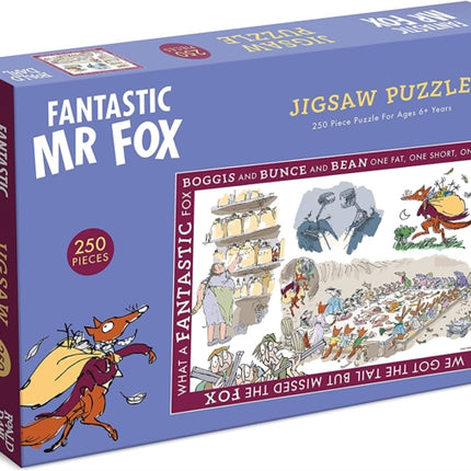 Roald Dahl Puzzles 250pc Mr Fox Puzzle