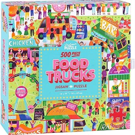 Professor Puzzle  Food Trucks Jigsaw Puzzle 500
