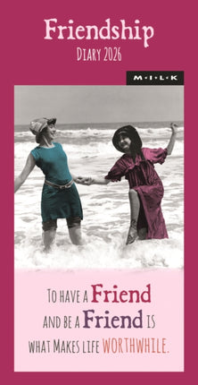 2026 Milk Friendship Slim Diary Planner