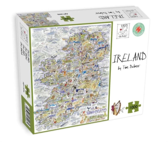 Map of Ireland Jigsaw 1000 Piece Puzzle