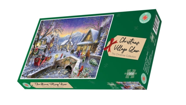 Christmas Village Glow 1000 Piece Puzzle