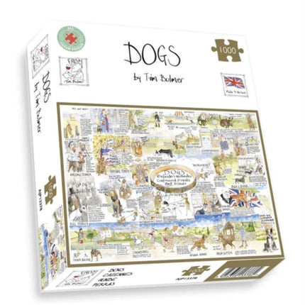 Tim Bulmers Dogs Jigsaw 1000 Piece Puzzle