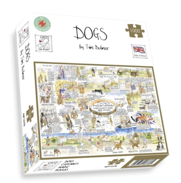 Tim Bulmers Dogs Jigsaw 1000 Piece Puzzle