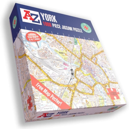 AZ Map of York
