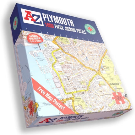 AZ Map of Plymouth