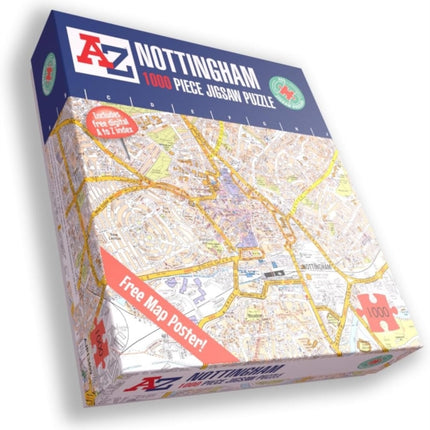 AZ Map of Nottingham