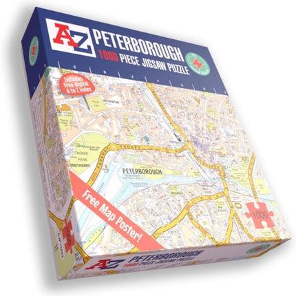 AZ Map of Peterborough