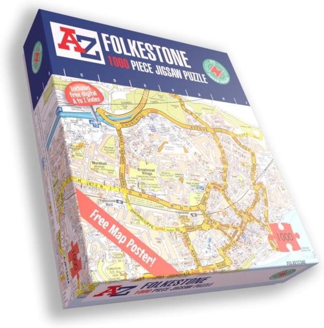 AZ Map of Folkestone
