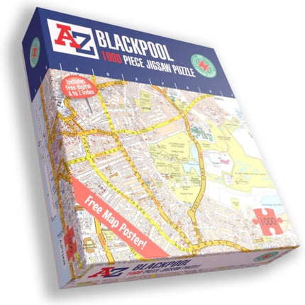 AZ Map of Blackpool