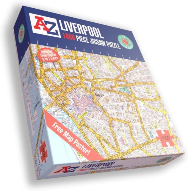 AZ Map of Liverpool