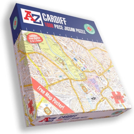 AZ Map of Cardiff