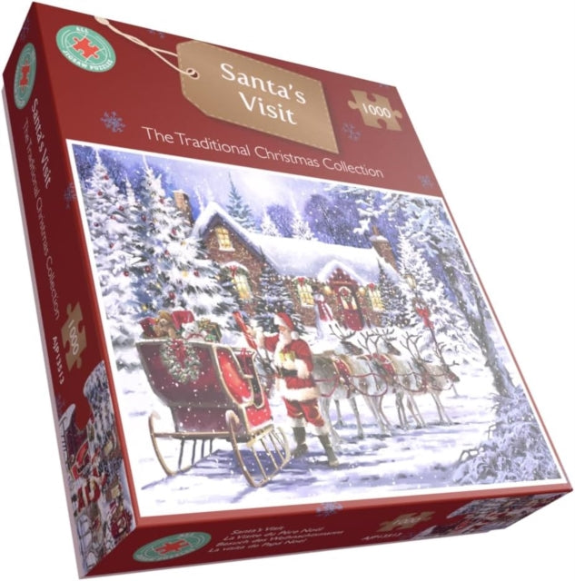 Santas Visit 1000 Piece Jigsaw Puzzle