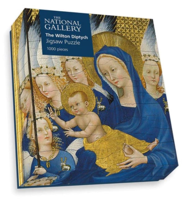 National Gallerys Richard II presented to the Virgin and Child by his Patron Saint John the Baptist and Saints Edward and Edmund The Wilton Diptych 1000 Piece Puzzle