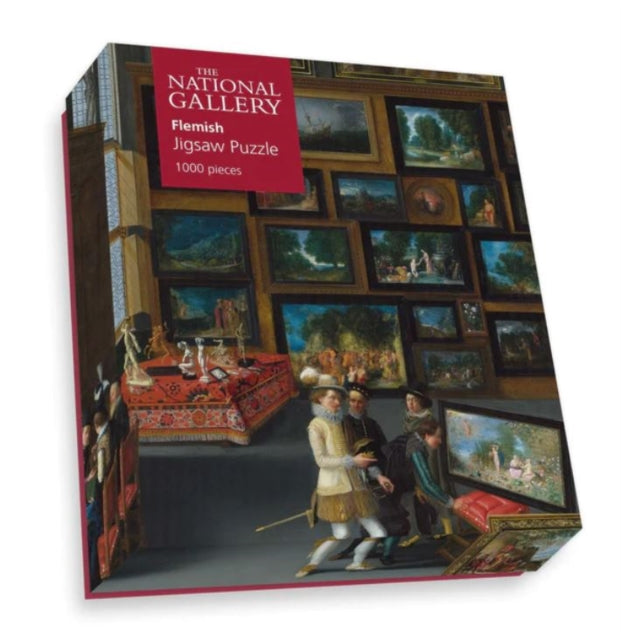 National Gallerys Cognoscenti in a Room hung with Pictures 1000 Piece Puzzle