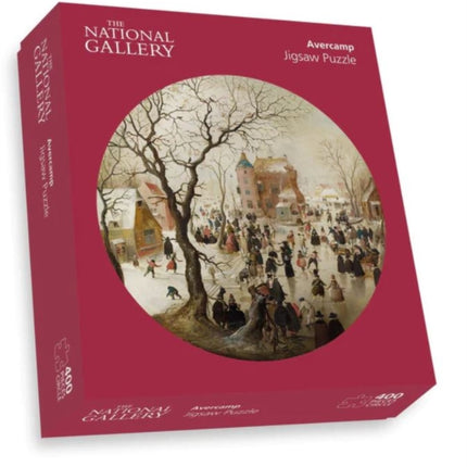 National Gallerys A Winter Scene with Skaters near a Castle 1000 Piece Puzzle