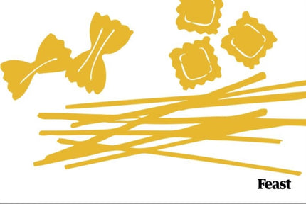 100 Cotton Guardian Tea Towel Pasta