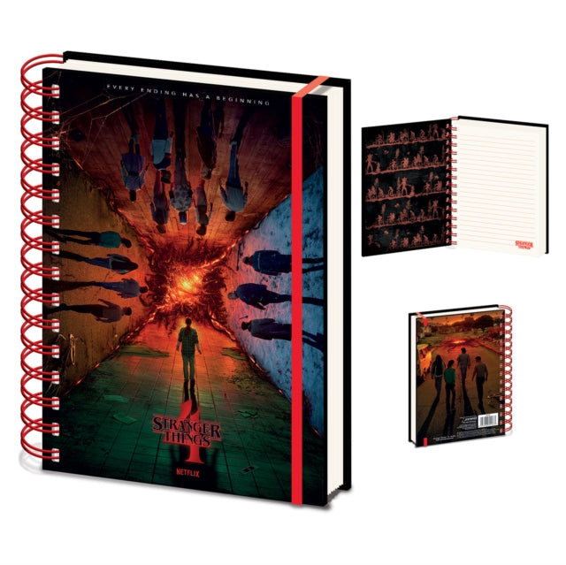 Stranger Things 4 Every Ending Has A Beginning A5 Wiro Notebook