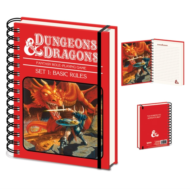 Dungeons  Dragons Basic Rules A5 Wiro Notebook