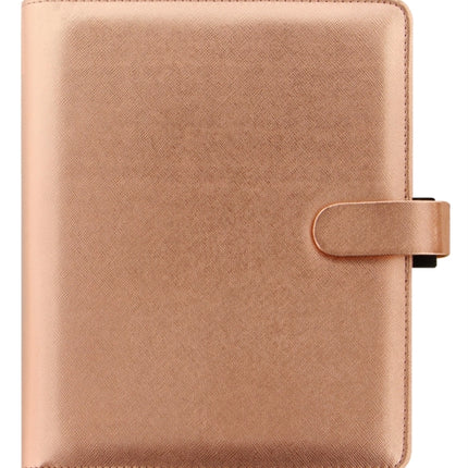 A5 Saffiano Rose Gold Organiser
