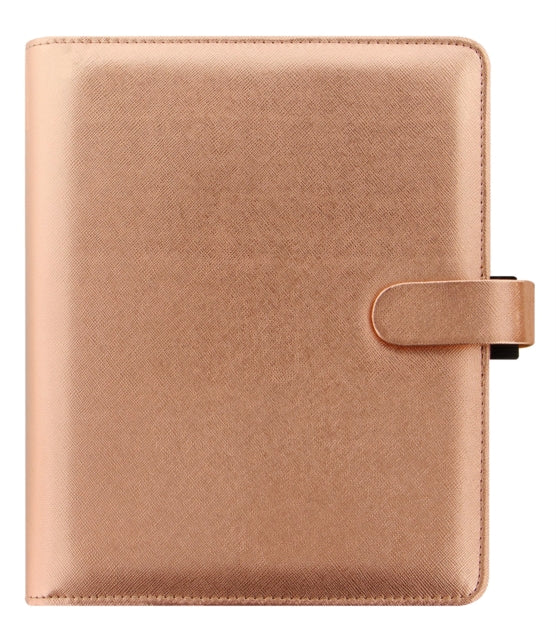 A5 Saffiano Rose Gold Organiser