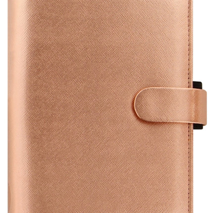 Personal Saffiano Rose Gold Organiser