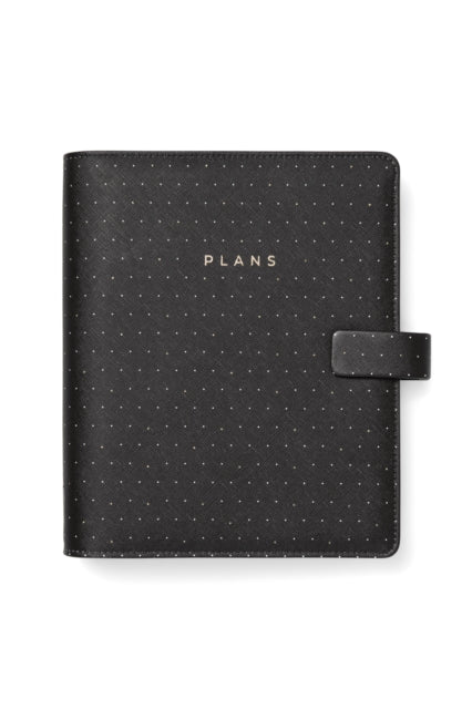 A5 Moonlight Black Organiser