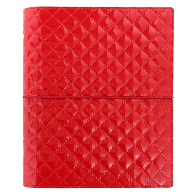 A5 Domino Luxe Red Organiser