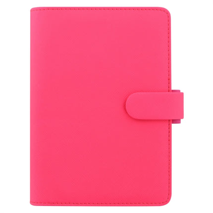 Personal Saffiano Fluro Pink Organiser