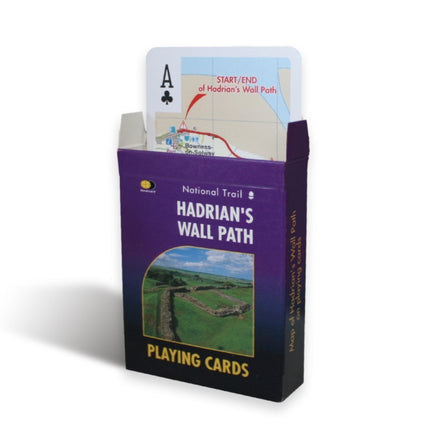 Hadrians Wall Map Playing Cards