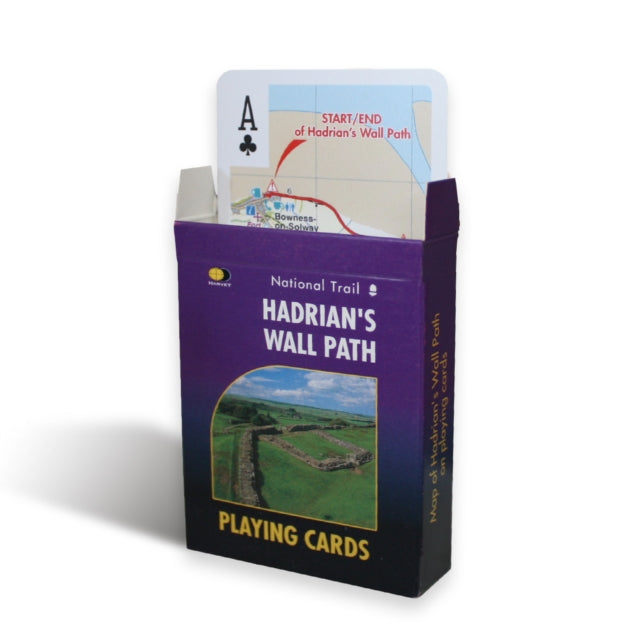 Hadrians Wall Map Playing Cards