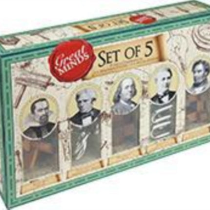 Great Minds Set of 5 Puzzles Men