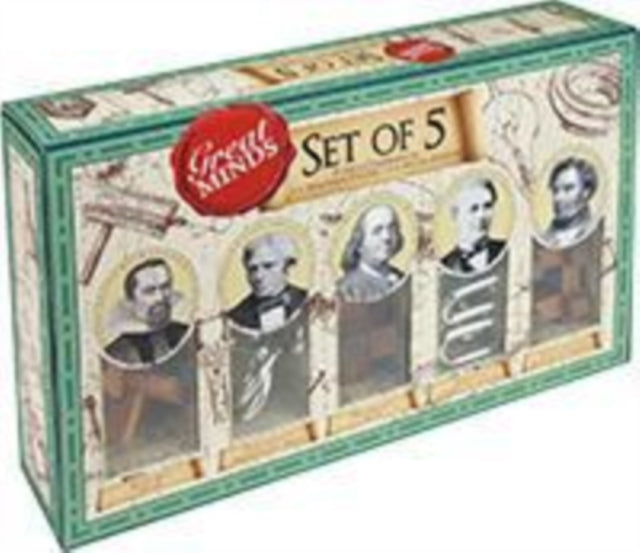 Great Minds Set of 5 Puzzles Men