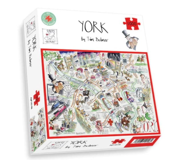 Map of York Jigsaw 1000 Piece Puzzle