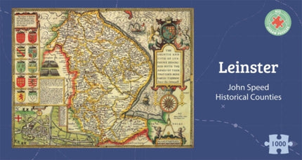 Leinster Historical 1610 Map 1000 Piece Puzzle